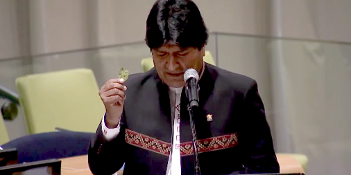 Coca is our culture and our Identity, said President Morales